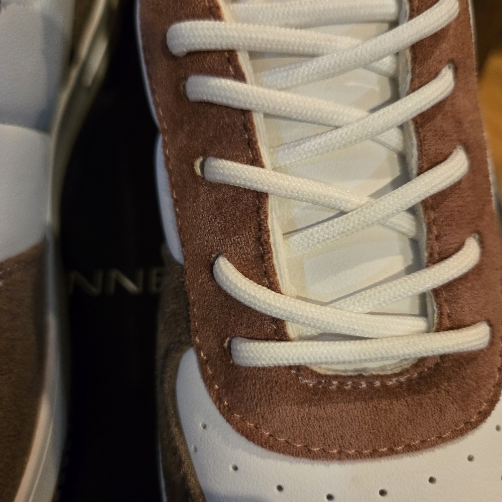 NEW!! French Connection Brie Court Women's Lace-up Sneakers Multi Retro - Picture 8 of 11